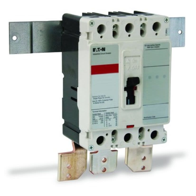 EATON Cutler-Hammer Series BKFD100 Pow-R-stock series Main circuit breaker kit, FD circuit bkr type, Top and Bottom Mounting, Top and Bottom, Single- or three-phase, 100A