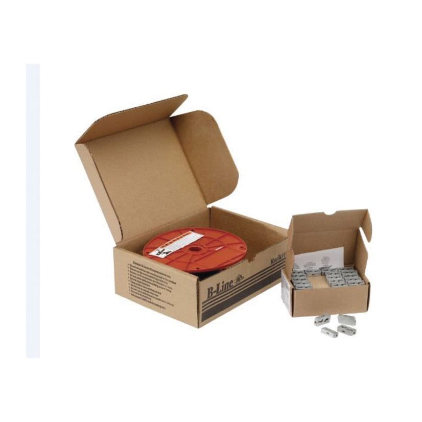 EATON B-Line Series KwikWire™ BKP20125 Wire Clamp Kit, Cold Rolled High Carbon Steel, Pre-Galvanized