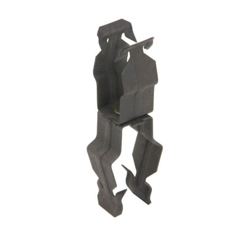 EATON B-Line Series Guide-Rite™ BP-8-P-12 BP Series 2-Piece Push Style Conduit Fastener With Zinc Plated Beam Clamp, For Use With 1/2 to 3/4 in EMT/Rigid Conduit, 25 lb Static Load Capacity, Steel