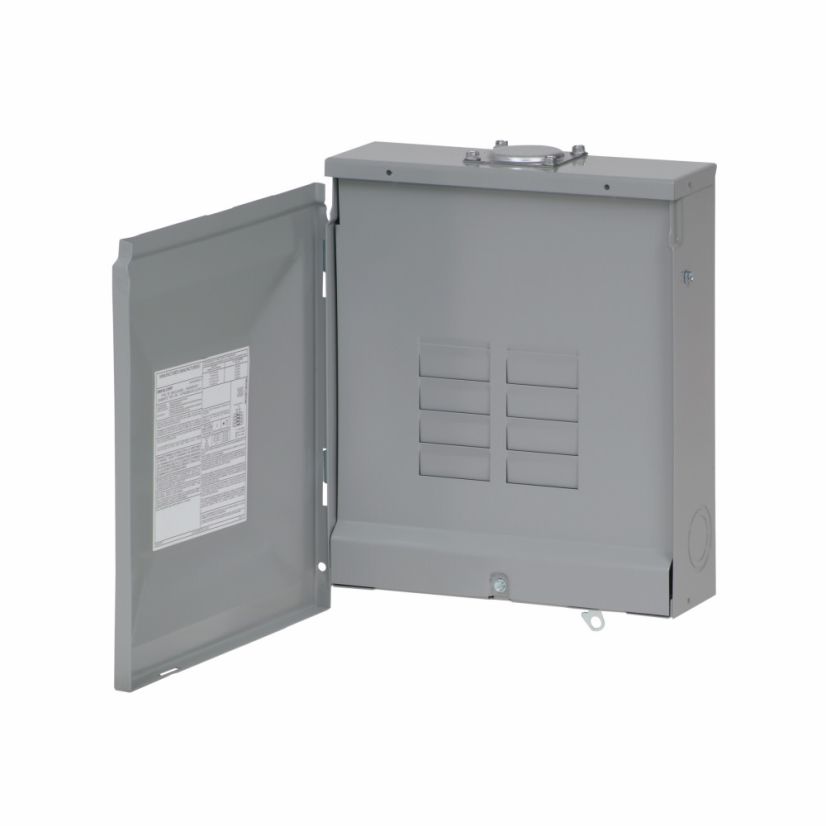 EATON Cutler-Hammer Series BR816L125RP Main Lug Loadcenter, 120/240 VAC, 125 A, 16 Poles, 10 kA Interrupt