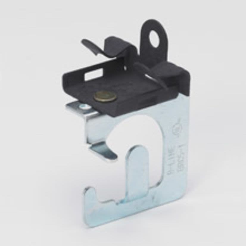 B-Line BRC51-U24 Cable Carrier to Beam Fastener, 0.43 to 0.56 in Dia Cable, 1/8 to 1/4 in Flange, 50 lb Load, Zinc Plated