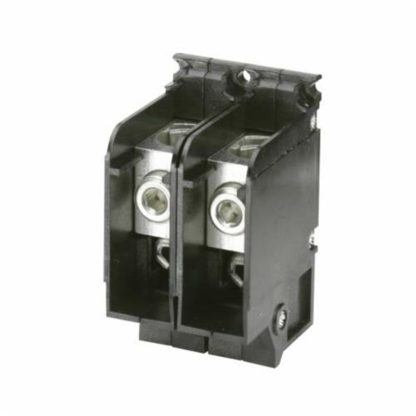 EATON Cutler-Hammer Series BRS225 Main/Sub-Feed Lug Block, 2 Poles, 225 A, For Use With Type BR Loadcenter and Circuit Breaker