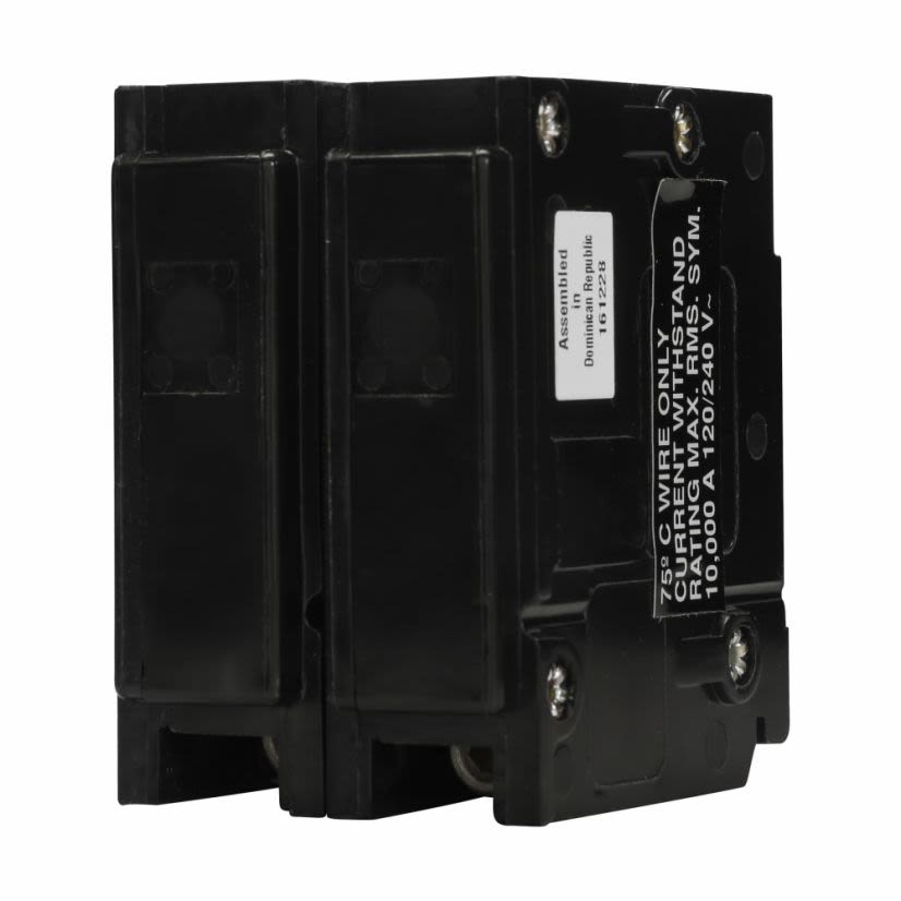 EATON Cutler-Hammer Series BRSF125 Main/Sub-Feed Lug Block, 2 Poles, 125 A, For Use With Type BR Loadcenter and Circuit Breaker