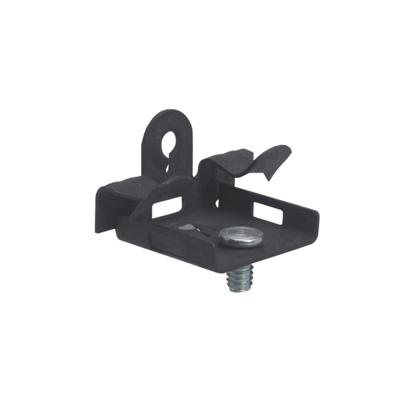 EATON B-Line Series BU-2-4-S 1-Piece Universal Beam Fastener, 1/8 to 1/4 in THK, 100 lb Load, Steel, Zinc Phosphate