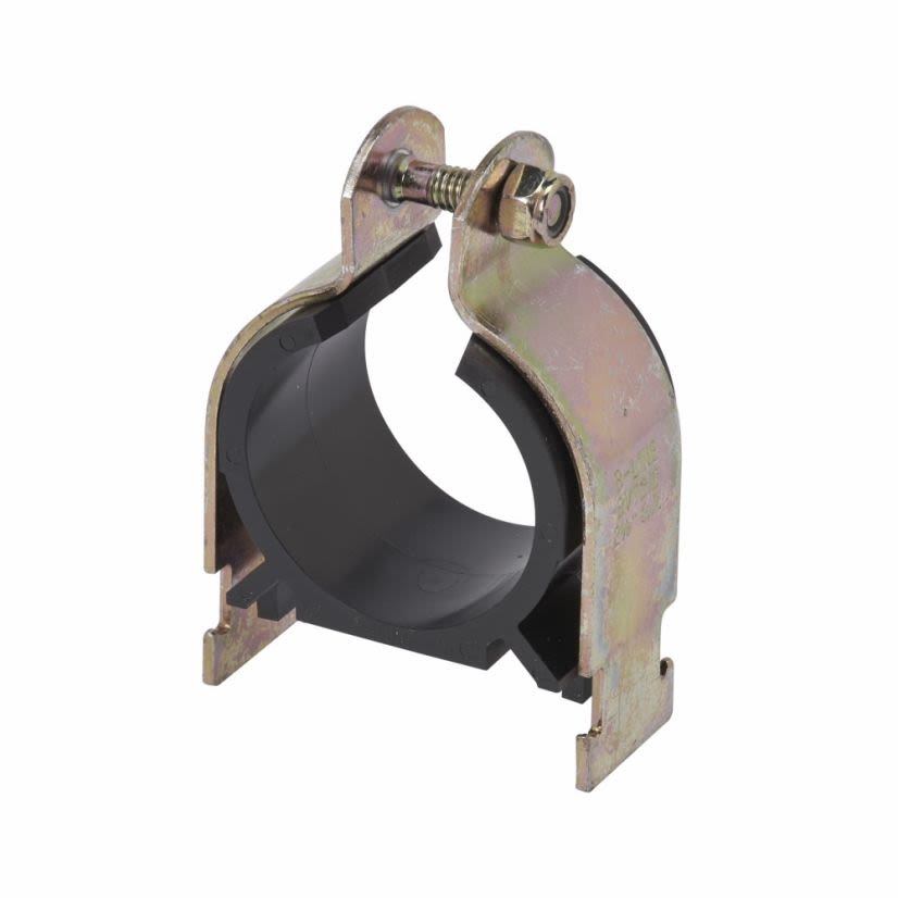 EATON B-Line Series Vibra-Clamp™ BVT050SS4 2-Piece Pipe Clamp, 3/8 in Conduit, 400/50 lb Load, 1/2 in OD, 304 Stainless Steel