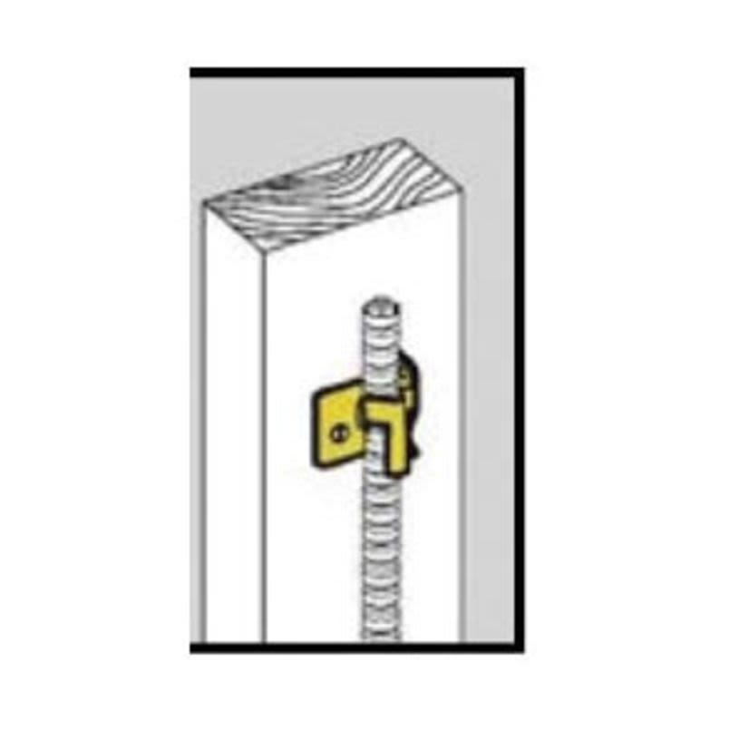 EATON B-Line Series BX4 Flexible Conduit Cable Fastener, For Use With 14 to 10 AWG Cable, Single Run, 3/8 in Conduit, High Carbon Steel