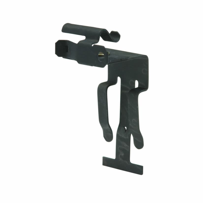 B-Line Guide-Rite BX4-A6 Cable T-Bar Fastener, 3/8 in, For Use With AC/MC Cable or Flexible Conduit Above T-Bar, Cold Rolled High Carbon Steel