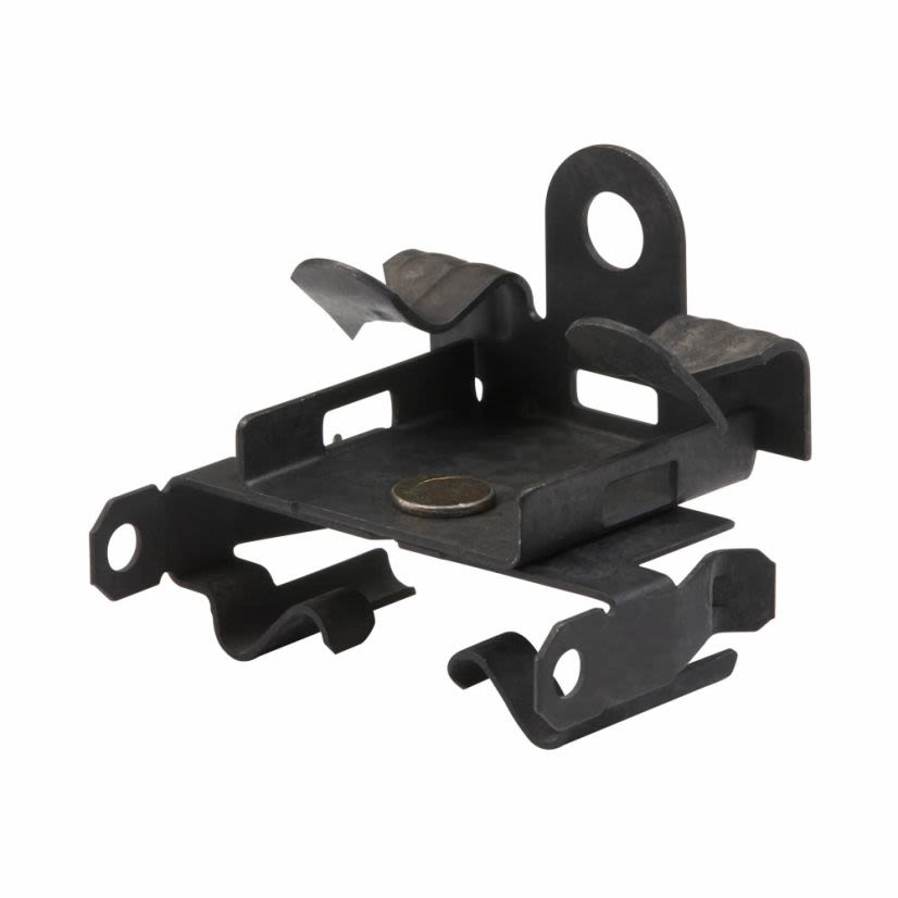 EATON B-Line Series BX4M-U-2-4 Flexible Cable to Beam Fastener, 14 to 10 AWG Cable, 1/8 to 1/4 in Flange, High Carbon Steel