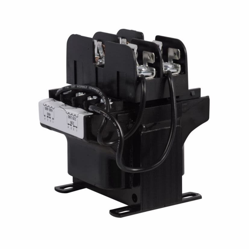 EATON Cutler-Hammer Series C0200E2AFB Type MTE Industrial Control Transformer, 220/440 VAC, 230/460 VAC, 240/480 VAC Primary, 110/115/120 VAC Secondary, 200 VA Power Rating, 50/60 Hz, 1 Phase