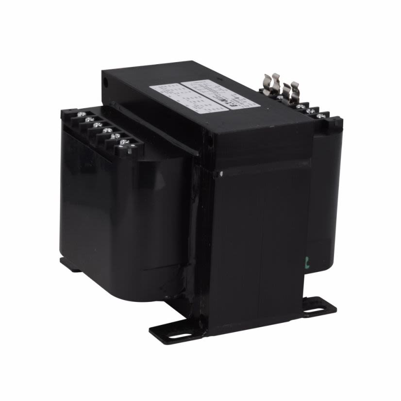 EATON Cutler-Hammer Series C0750E3A Type MTE Industrial Control Transformer With Fuse Clip, 208/277 VAC Primary, 120 VAC Secondary, 750 VA Power Rating, 50/60 Hz, 1 Phase