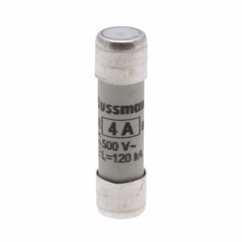 EATON Bussmann Series C10G4 Low Voltage Industrial Fuse, 4 A, 500 VAC, 120 kA Interrupt, Class: gG/gL, Cylindrical Body