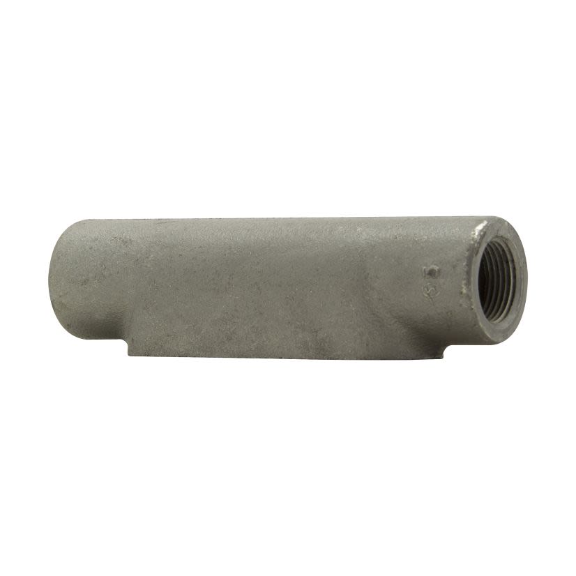 EATON Crouse-Hinds series C17 Condulet Form 7 conduit outlet body, Feraloy iron alloy, C shape, 1/2 Inch
