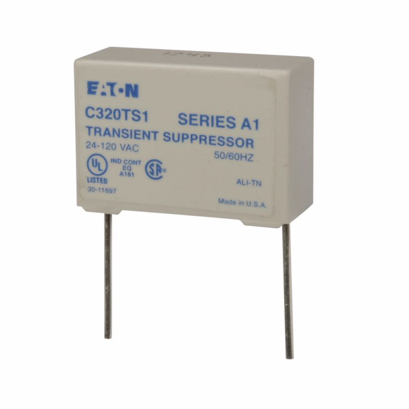 EATON Cutler-Hammer Series C320TS1 Transient Suppressor, 50/60 Hz, 24/120 VAC V Coil