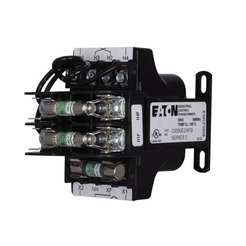 EATON Cutler-Hammer Series C341AC Freedom/Advantage Enclosed Control Transformer Kit, 220/440 VAC, 240/480 VAC Primary, 110/120 VAC Secondary, 50 VA Power Rating, 50/60 Hz
