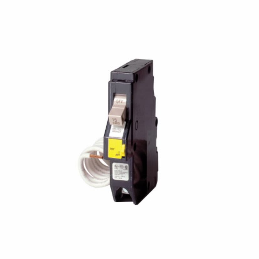 EATON Cutler-Hammer Series FIRE-GUARD® CH115AFCS Type CH AFCI Circuit Breaker, 120/240 VAC, 15 A, 10 kA Interrupt, 1 Poles