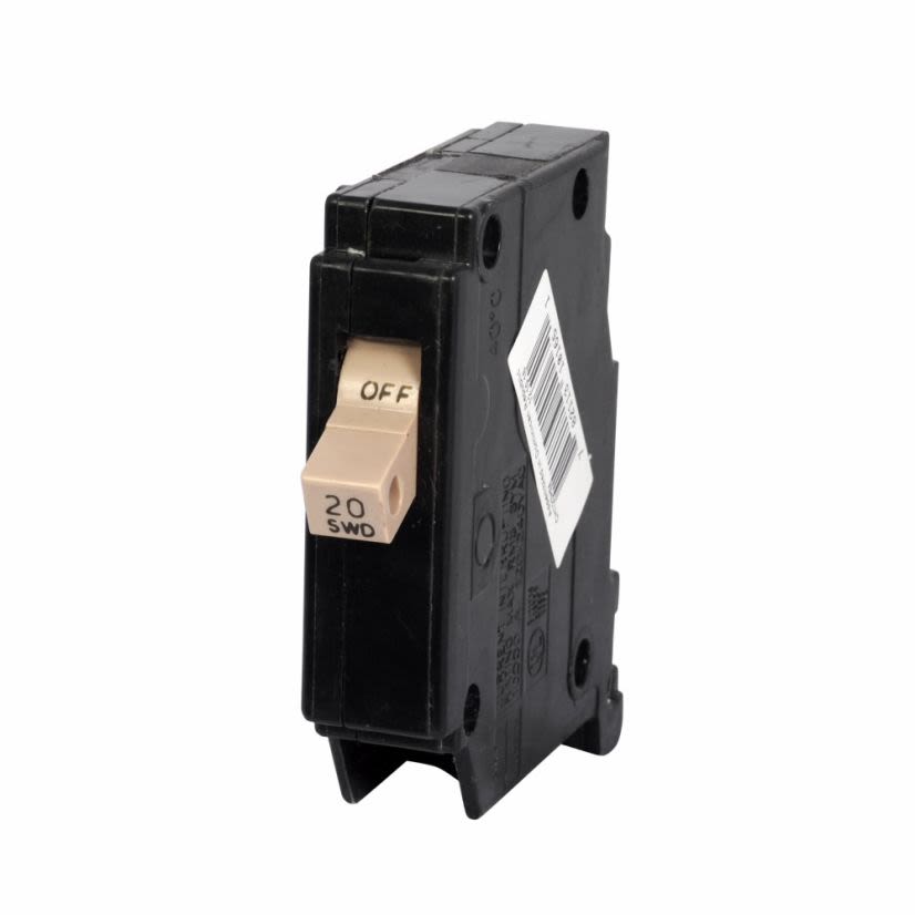 EATON CH115HM Type CH High Magnetic Circuit Breaker, 120/240 V AC, 15 A, 10 kA, 1 Pole