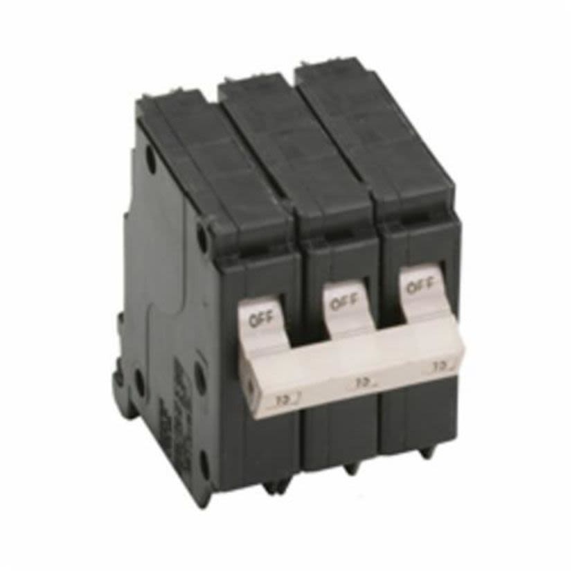 EATON Cutler-Hammer Series CH330 Type CH Standard Circuit Breaker, 240 VAC, 30 A, 10 kA Interrupt, 3 Poles, Common Trip