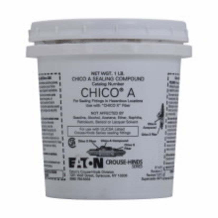 EATON Crouse-Hinds series Chico® A CHICO A4 ASealing Compound, 23 Cubic Inch Can, Light Gray