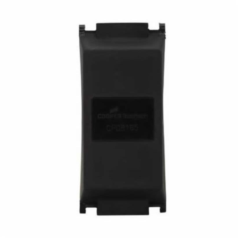 EATON Bussmann Series CPB160-4 Power Distribution Block Cover, 4 Poles, For Use With PDB, 160 Series Power Distribution Block, Thermoplastic, Black