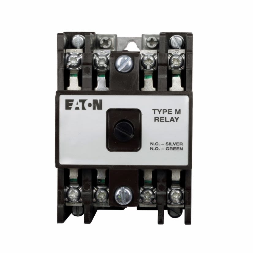 EATON Cutler-Hammer Series D26MR60A Type M AC Control Relay, 10 A, 6NO Contact, 110/120 VAC V Coil