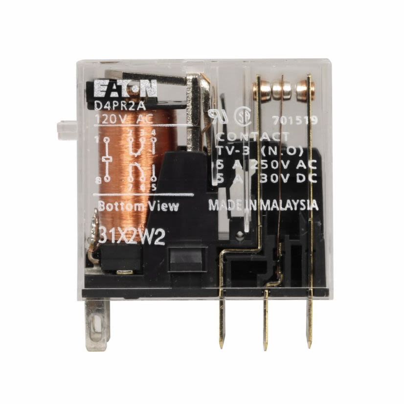 EATON Cutler-Hammer Series D4PR2A Standard General Purpose Relay