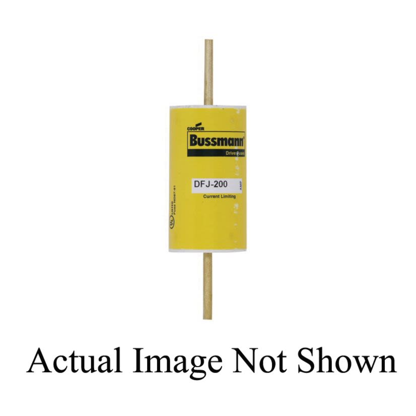 Bussmann DFJ-125 Current Limiting High Speed Drive Fuse, 125 A, 600 V AC/450 V DC, 200/100 kAIC Interrupt, J Class, Cartridge Body