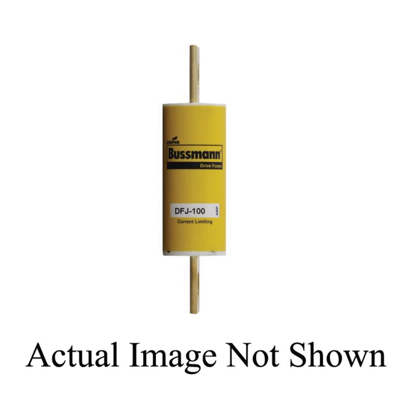 Bussmann DFJ-70 Current Limiting High Speed Drive Fuse, 70 A, 600 V AC/450 V DC, 200/100 kAIC Interrupt, J Class, Cartridge Body