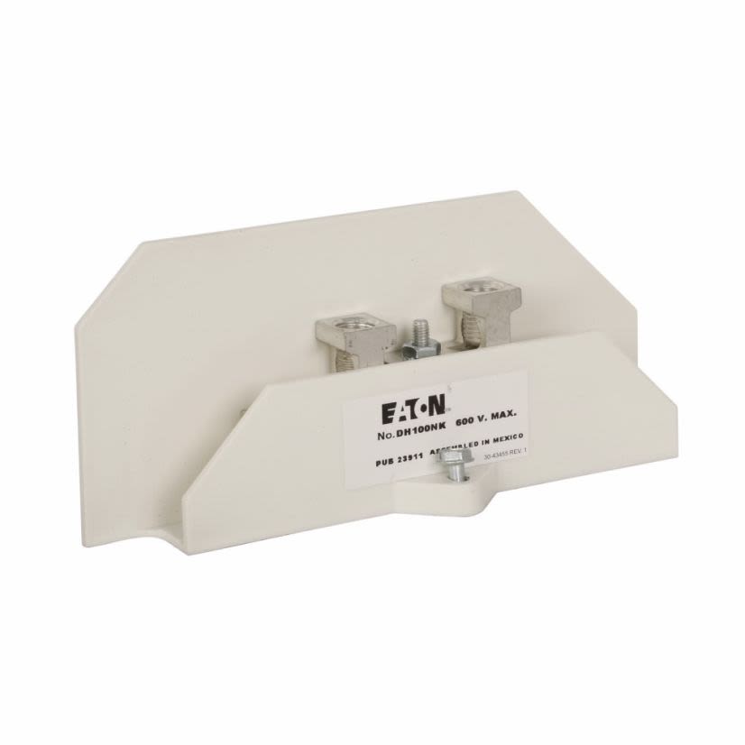 EATON Cutler-Hammer Series DH100NK Neutral Block Kit, For Use With DH/ECB 600 VAC 100 A Heavy Duty Safety Switch