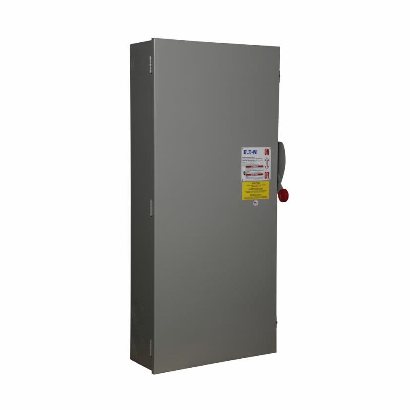 EATON DH366UGK Heavy Duty Non-Fusible Single Throw Safety Switch, 600 V AC, 600 A, 200 hp, 400 hp, 500 hp, 3PST Contact, 3 Poles