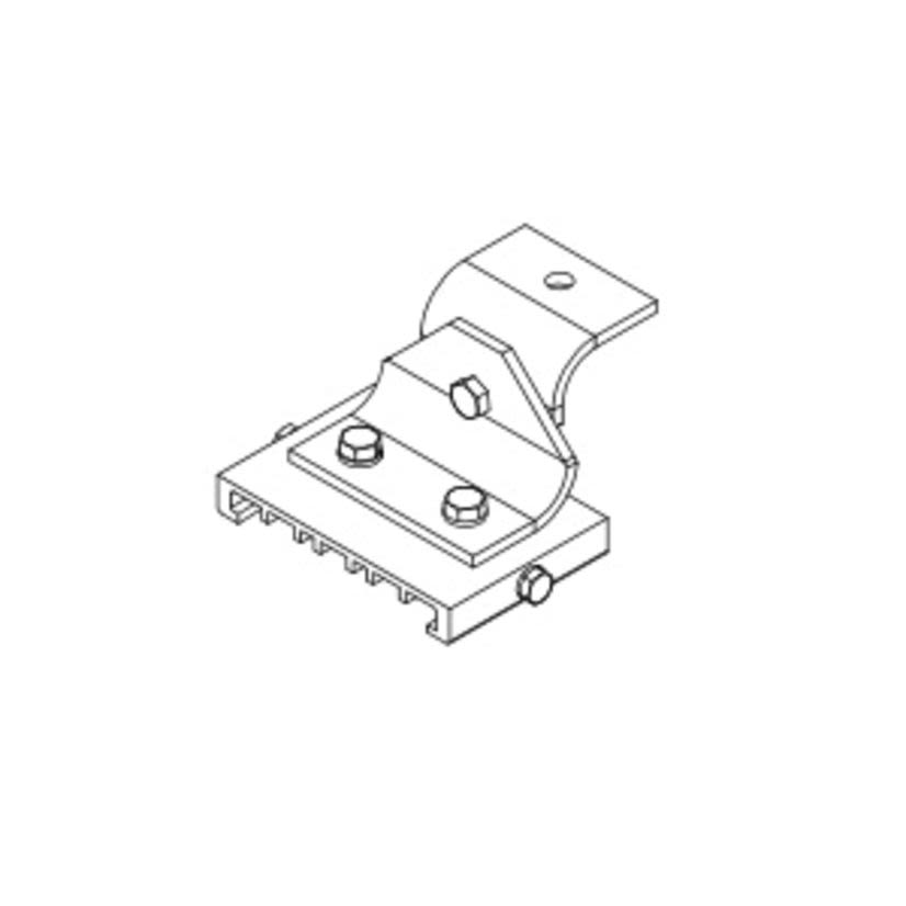 EATON Crouse-Hinds Champ DP1050MTK Ceiling/Swivel Mount, For Use With MLL and DuroPro Series LED Luminaires, Ceiling Mount, Cast Aluminum