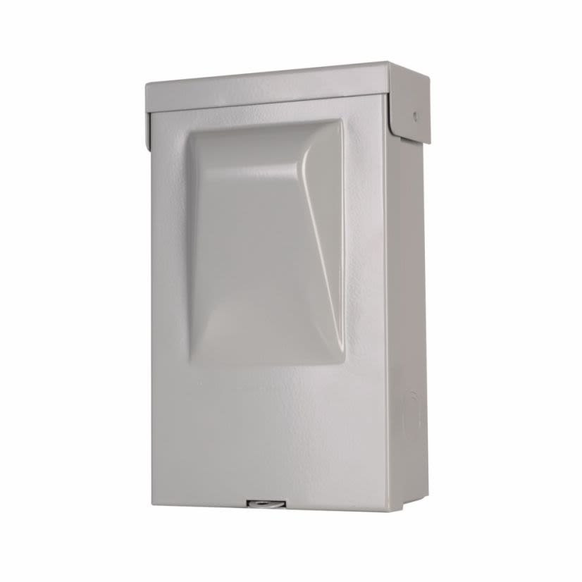 EATON Cutler-Hammer Series DPF221R Fused Pullout Air Conditioning Disconnect, 120/240 VAC, 30 A, 2 hp, 3 hp, 2 Poles