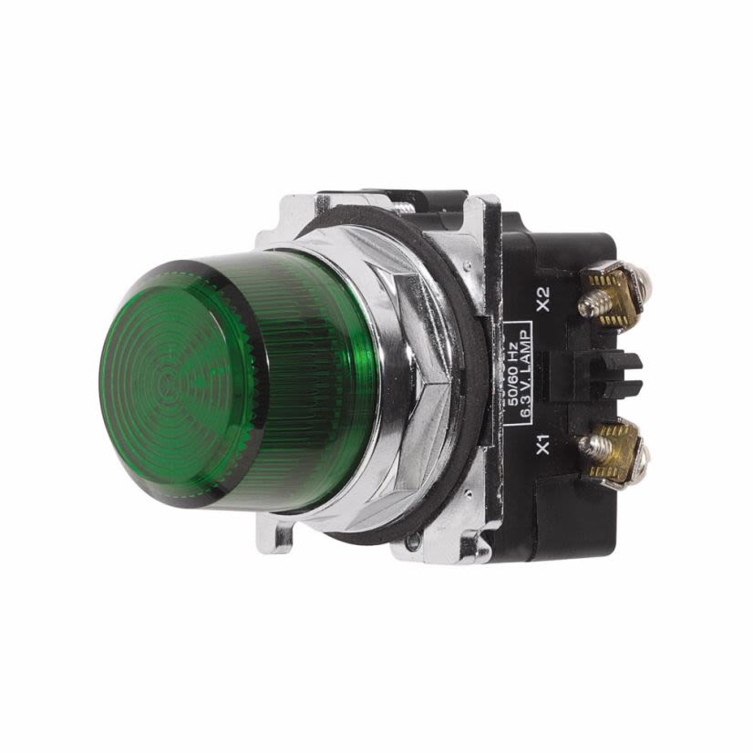 EATON Cutler-Hammer Series E34TB120H3X E34 Corrosion-Resistant Oiltight Watertight Standard Actuator Indicating Light, 120 VAC