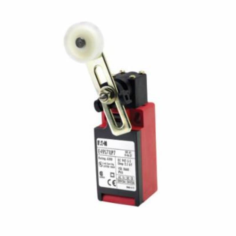 EATON Cutler-Hammer Series E49S71UP7 Assembled Miniature Limit Switch, 240 VAC, 30 VDC, 1.5/10 A, Adjustable Side Rotary Lever Actuator, 1NO-1NC Contact