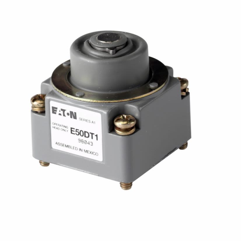 EATON Cutler-Hammer Series E50DT1 Limit Switch Body, For Use With E50 Series Heavy Duty Plug-In Limit Switch, NEMA 1/3/3S/4/4X/6/6P/13/IP67 Enclosure