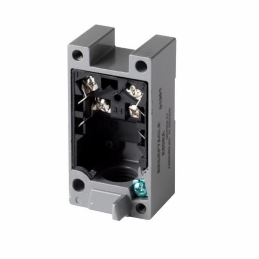 EATON Cutler-Hammer Series E50RA Limit Switch Receptacle, 1NO-1NC Contact Form, For Use With E50 Series Heavy Duty Plug-In Switch, NEMA 1/3/3S/4/4X/6/6P/13/IP67 Enclosure, Die Cast Zinc