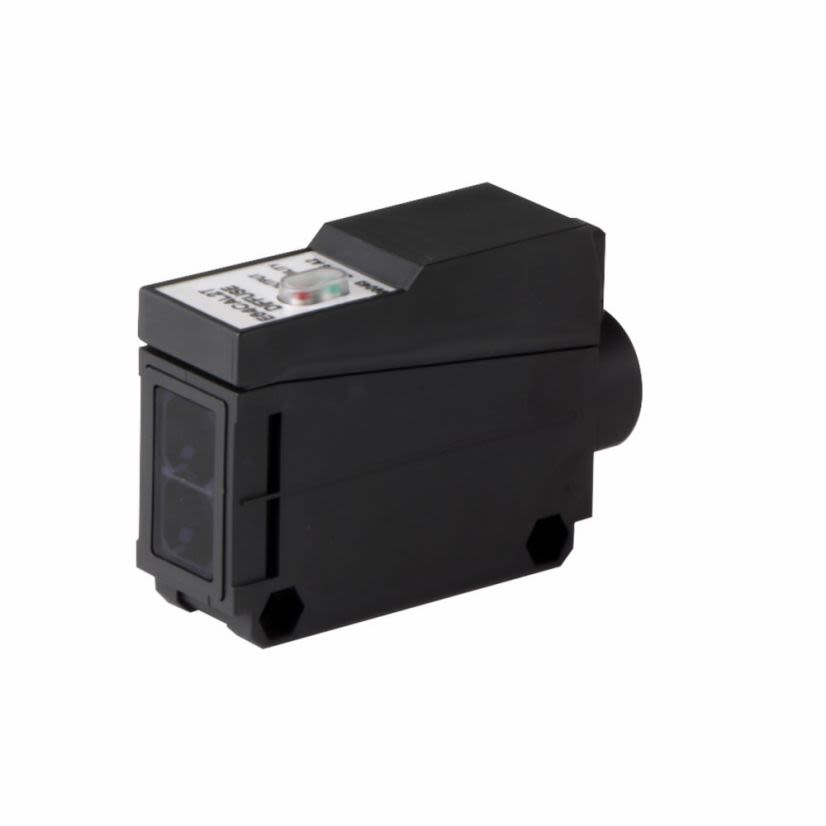 EATON Cutler-Hammer Series E64CAT2T Flexible Terminal Base Photoelectric Sensor With Cap, Rectangular Shape, 35 in, Infrared Sensing Beam, 20 ms Response, SPST Relay Output