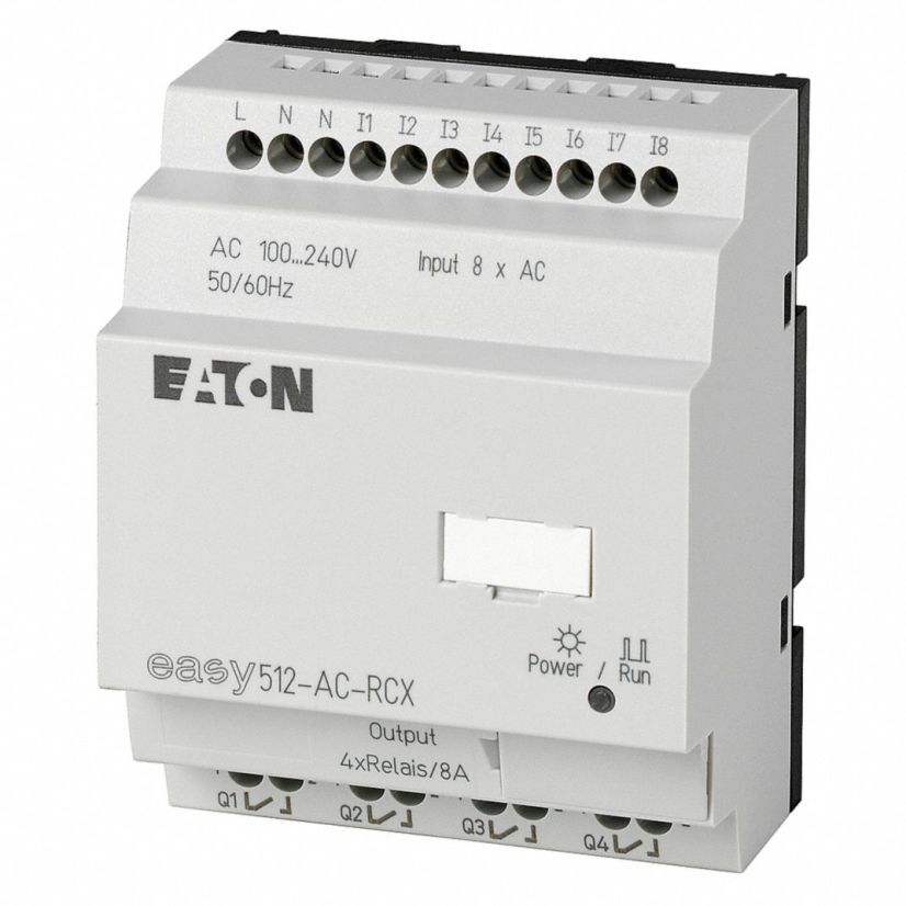 EATON Cutler-Hammer Series EASY-E4-AC-12RCX1 EASYE4 NPLC 100-240AC RLY SCWTRM