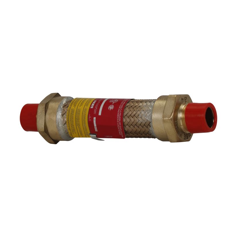EATON Crouse-Hinds series ECGJH112 Flexible Male Threaded Explosionproof Conduit Coupling, 1/2 in, Forged Brass, Natural