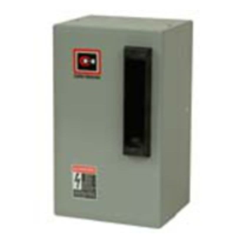 EATON Cutler-Hammer Series ECL03B1AAA Type CN35 A202 Electrically Held Enclosed General Purpose Lighting Contactor, 110/120 VAC V Coil, 20 A, 1NO Contact, 10 Poles