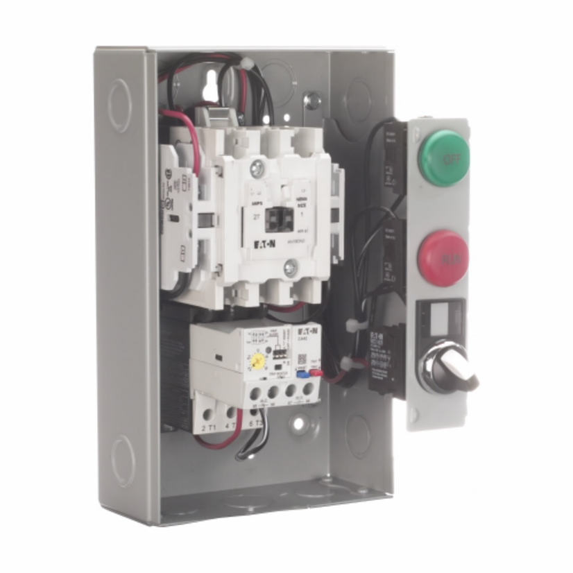 EATON Cutler-Hammer Series ECN0501BAA Freedom Full Voltage Non-Reversing Non-Combination Contactor, 220 VAC at 50 Hz, 240 VAC at 60 Hz V Coil, 18 A, 1NO Contact, 3 Poles