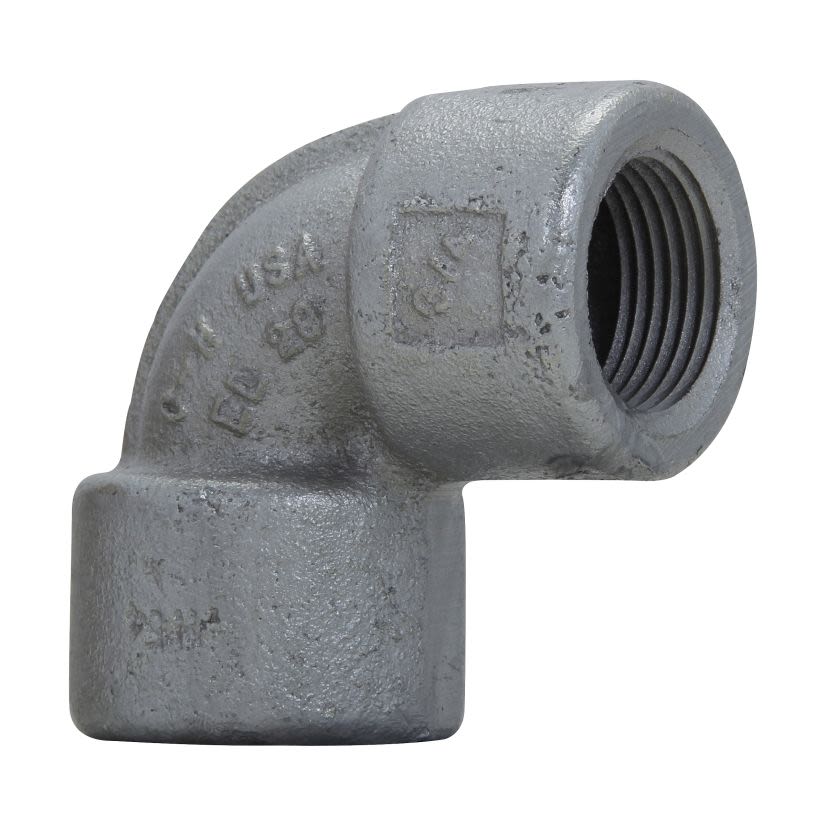 EATON Crouse-Hinds series EL29 elbow, Female, Feraloy iron alloy or ductile iron, 90 Degree, 3/4 Inch