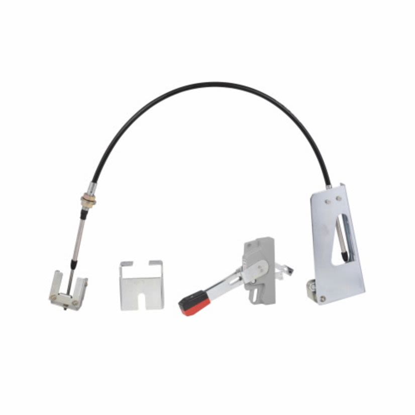 EATON Cutler-Hammer Series F4S04CX Handle Mechanism, NEMA 4/4X NEMA Rating, For Use With C Series L and MDL-Frame Molded Case Circuit Breaker, Flexible Shaft Handle to Device Connection