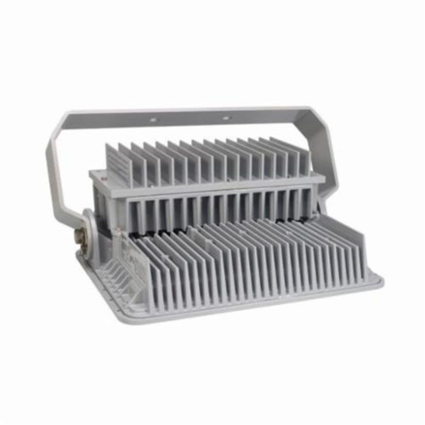 Crouse-Hinds Champ FMV13LCY/UNV1 76 FMV Floodlight Fixture, LED Lamp, 400 W Fixture, 100 to 277 VAC, 108 to 250 VDC, Corro-Free Epoxy Powder Coated Housing