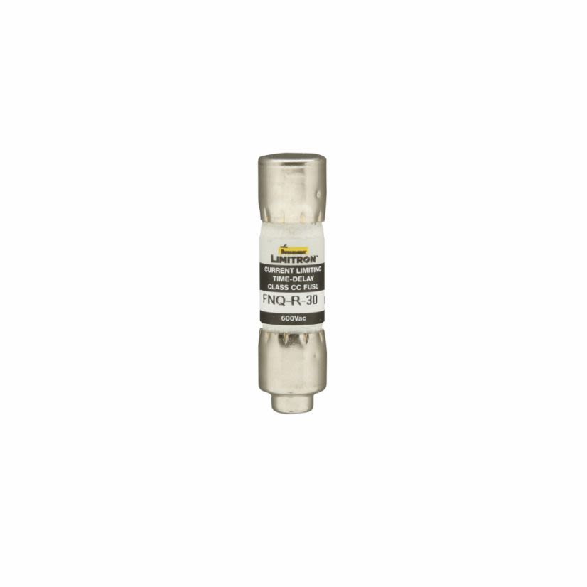 EATON Bussmann Series CC-Tron® FNQ-R-1 FNQ-R Current Limiting High Inrush Time Delay Fuse, 1 A, 600 VAC, 200 kA Interrupt, Class: CC, Cylindrical Body