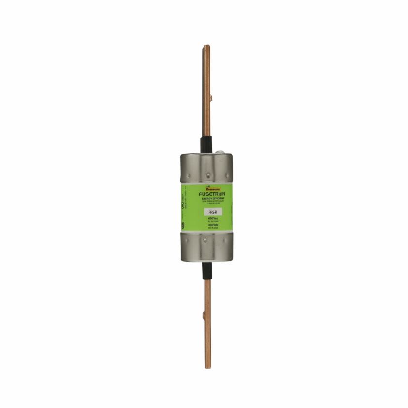 Bussmann Fusetron FRS-R-150 Current Limiting Renewable Time Delay Fuse, 150 A, 600 V AC/300 V DC, 20/200 kA Interrupt, RK5 Class, Cartridge Body