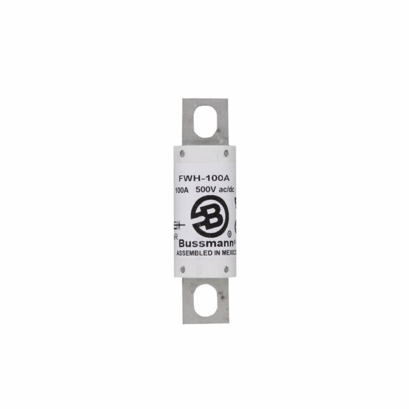 Edison FWH-100A Fast Acting High Speed Fuse, 100 A, 500 V AC/DC, 50/200 kA, Cylindrical Body