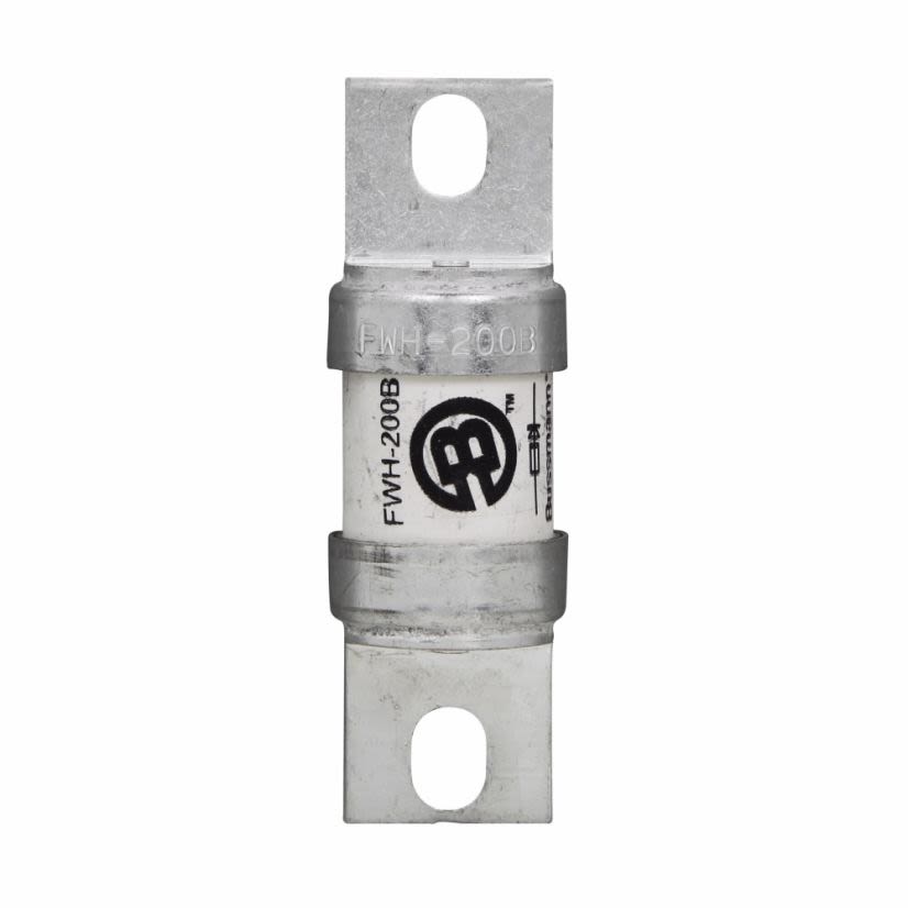EATON Bussmann Series FWH-125B Fast Acting High Speed Fuse, 125 A, 500 VAC/VDC, 50/200 kA, Cylindrical Body