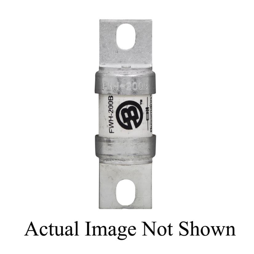 Bussmann FWH-175B Fast Acting High Speed Fuse, 175 A, 500 V AC, 200 kA Interrupt, Cylindrical Body