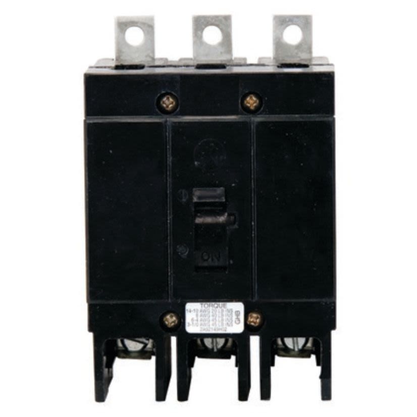 EATON Cutler-Hammer Series GHB3050 C Series Type GHB Molded Case Circuit Breaker, 480Y/277 VAC/125/250 VDC, 50 A, 65/14 kA Interrupt, 3 Poles, Fixed Thermal/Fixed Magnetic/Non-Interchangeable Trip