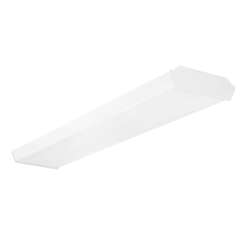 RAB GUS4-36NW/D10 Dimmable General Purpose Wraparound Fixture With 0 to 10 VDC Dimming Driver, 36 W Fixture, 120 to 277 V AC, White Housing